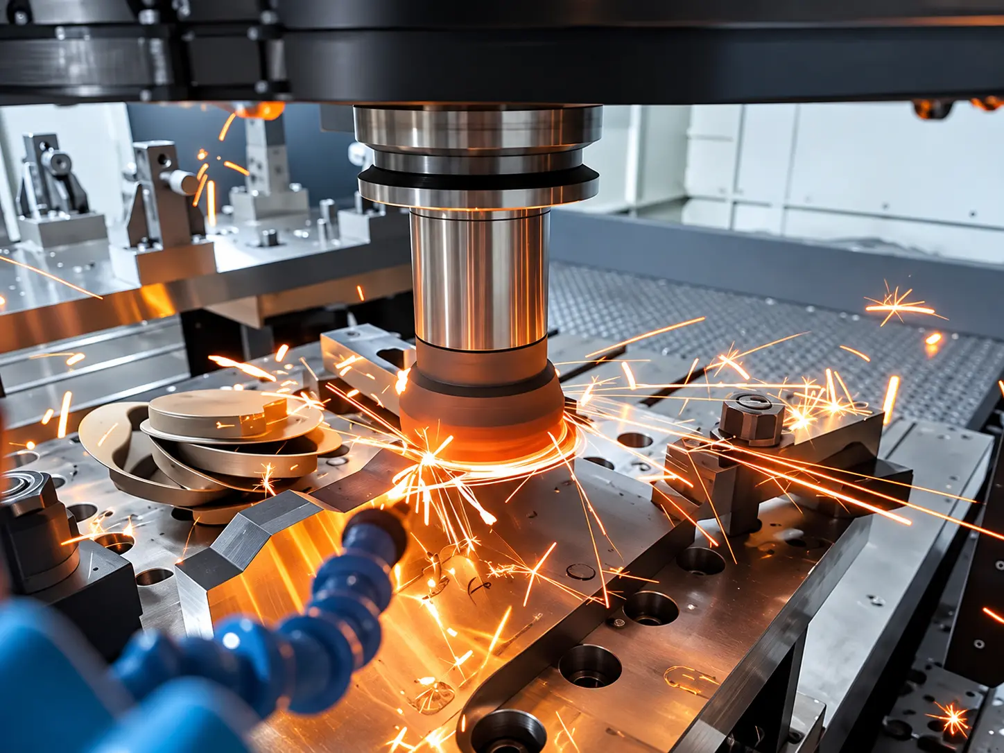 Industrial machining operation