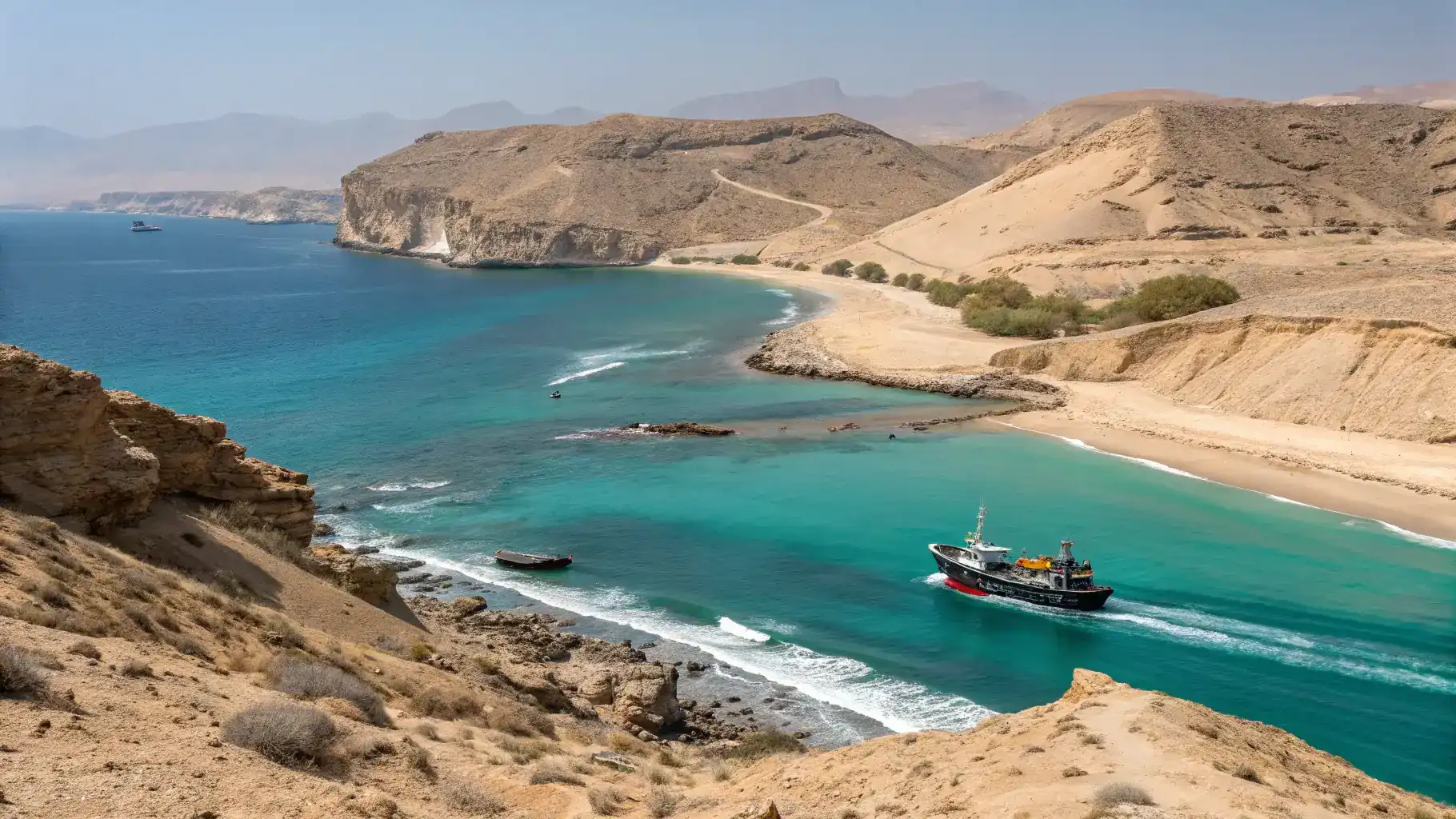 Coastal marine and industrial operations in Oman